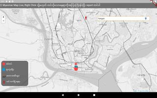 Myanmar Map Live capture d'écran 2