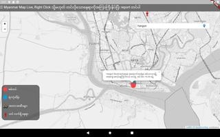 Myanmar Map Live اسکرین شاٹ 3