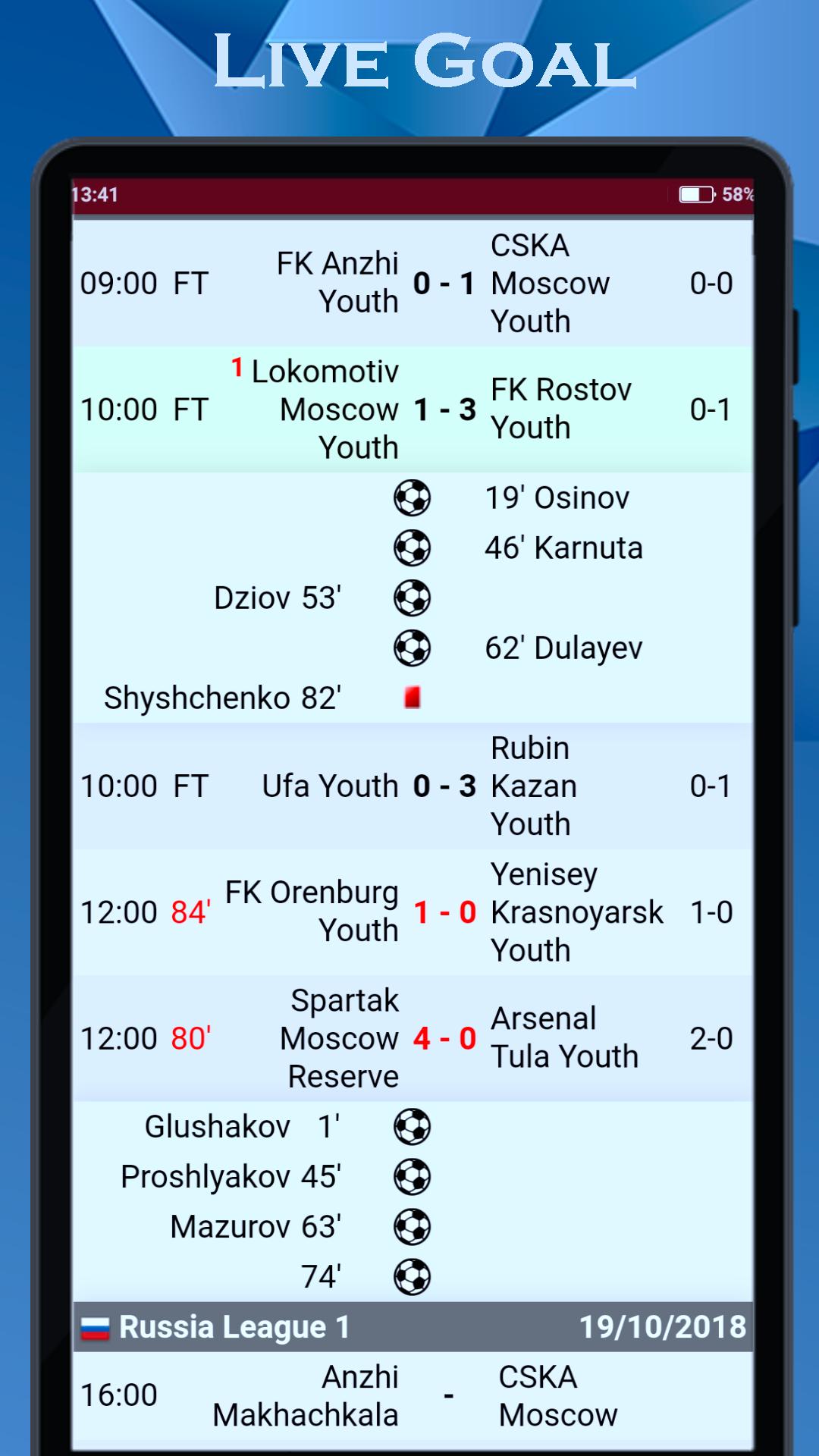 Soccer ⚽️ Live Scores Sport Football Match Results安卓下载，安卓版APK | 免费下载
