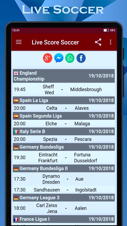 Mobile Livescore For Sport Scores Results Livescore Com