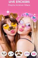 برنامه‌نما SnapCam live Face stikers عکس از صفحه