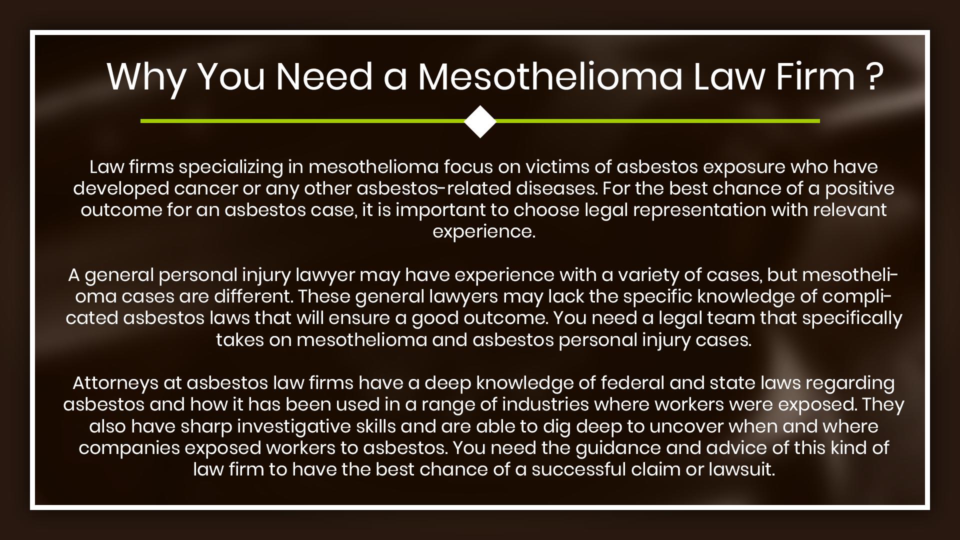 Mesothelioma