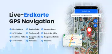 Live Erde Karte GPS Navigation