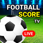 Football live tv match icono