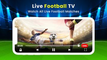 Football live tv match poster