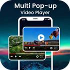 Popup video player أيقونة