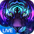 Neon Tiger Live Wallpaper