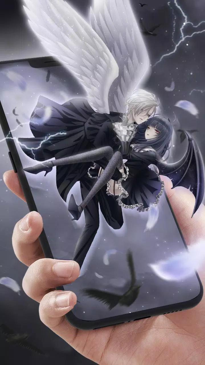 Download do APK de Anime Demónio do anjo papel de parede ao vivo