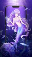 Anime Mermaid Princess Live Wallpaper Affiche