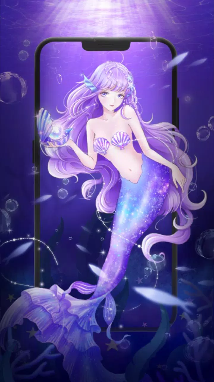 Anime Mermaid Princess Live Wallpaper APK for Android Download