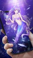 Anime Mermaid Princess Live Wallpaper capture d'écran 2