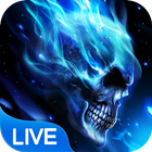 Flaming Skull icon