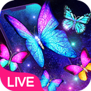 papillon de la galaxie vivre fond d'écran APK