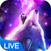 Galaxy Wolf Live Wallpaper