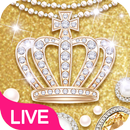 Couronne de diamant d'or Fond d'écran en direct APK