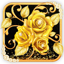 APK Gold Diamond Rose Live Wallpaper