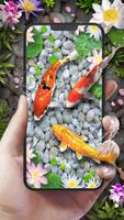 Lucky Koi Fish Live Wallpaper Plakat