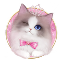 APK Pink Cat Princess Live Wallpaper