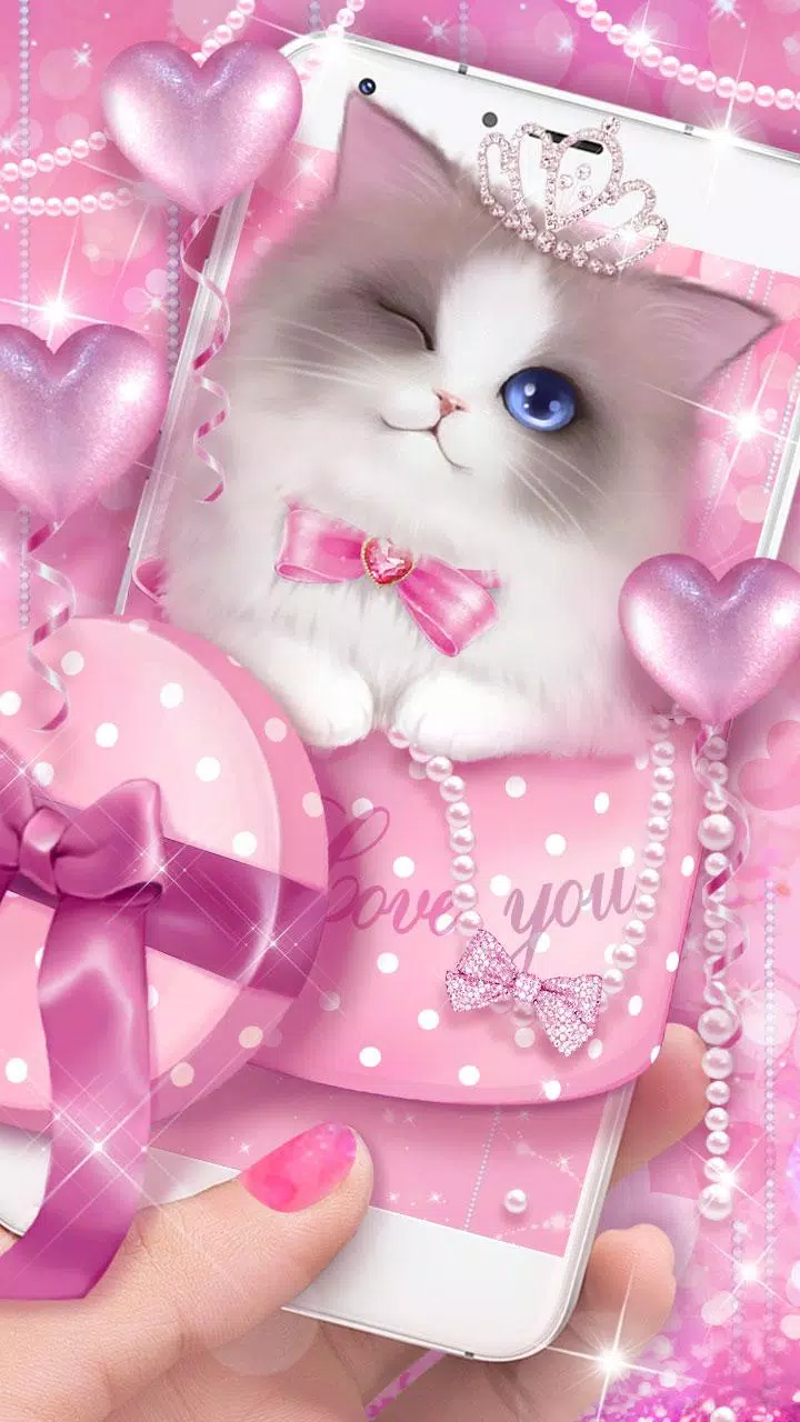 Beau Chat Rose Fond D Ecran En Direct Apk Pour Android Telecharger