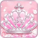 Pink Diamond Crown Live Wallpaper APK