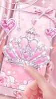 Pink Diamond Crown Affiche