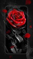 Smoke Red Rose Live Wallpaper Affiche