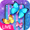 ”Sparkling Butterfly Live Wallpaper