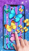 2 Schermata farfalla scintillante carta da parati dal vivo