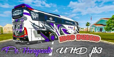 Mod Livery Bussid PO Haryanto imagem de tela 3