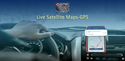 Live-Satellitenkarten-GPS Navi Plakat