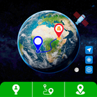 Live Satellite View GPS Map Go Zeichen