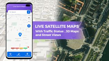 Live Satellite View plakat