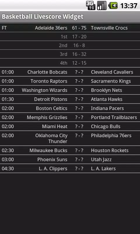 Basketball Livescore Widget APK for Android Download