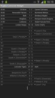 Rugby Livescore Widget اسکرین شاٹ 1
