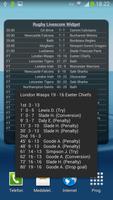 Rugby Livescore Widget screenshot 2