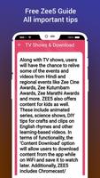 Guide for Zee5 - Live TV Tips imagem de tela 2