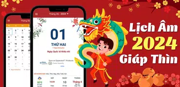 Lich âm dương 2024 - Lịch Việt