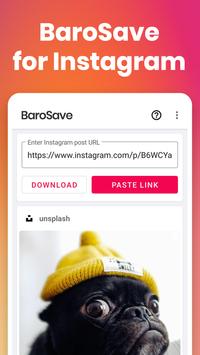 Video Downloader for Instagram: BaroSave, Repost 海报
