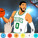 Basketball Paint By Number icon