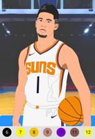 Basketball Paint By Number تصوير الشاشة 1