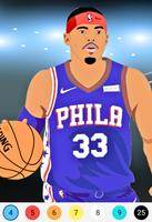 Basketball Paint By Number تصوير الشاشة 3