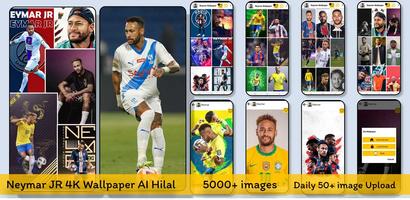 Neymar JR HD Wallpaper-poster