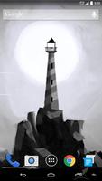 Lighthouse Ship Live Wallpaper Affiche