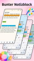 Notizblock: Light Notes Plakat