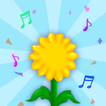 Like a music flower icon