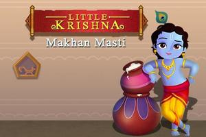 Little Krishna Makhan Masti Affiche