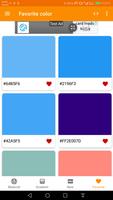 Color palette Affiche