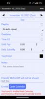 Shift Calendar स्क्रीनशॉट 2
