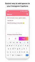 Line Spaces in caption постер