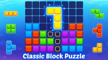 Block Puzzle - Jeu Aquarium Affiche